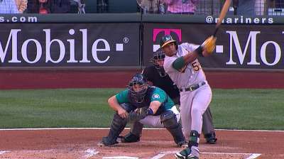 Running fine, Cespedes returns to left field