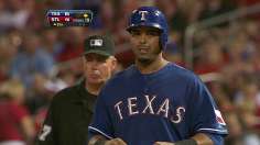 Clutch Cruz lifts rallying Rangers to win in ninth
