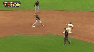 Webb recovering from being struck by foul ball
