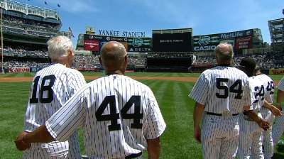 Legends come out to play on 67th Old-Timers Day