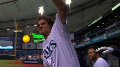 Rays tie club mark with three straight homers