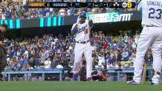 Puig the hero in first rivalry game vs. Giants