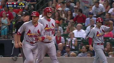Cardinals' Carpenter a quick study at second base