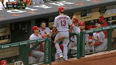 Cardinals erupt with seven-run fourth, pound Astros