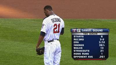 For third time in as many starts, Deduno baffles KC