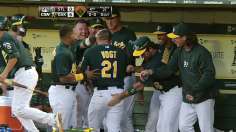 Colon collars eighth straight win as A's cruise