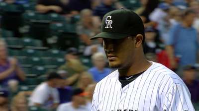 Chacin's eight shutout frames sink Giants