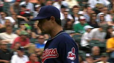 Indians recall pitcher Martinez from Triple-A