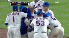 Mets rally in ninth, win on Brown's hit in 13th