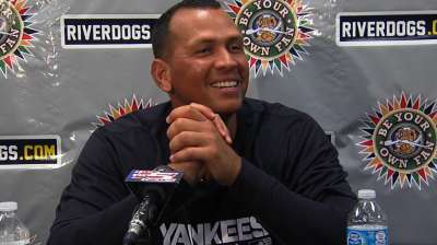 A-Rod held hitless at DH in fourth rehab game