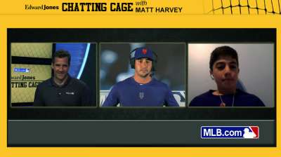 Harvey takes fastball questions in Chatting Cage