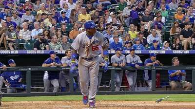 Ottavino impressed by Puig's power at plate