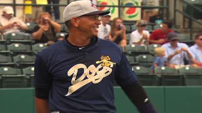 A-Rod makes long-awaited return to game action