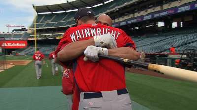 Pujols calls reunion with ex-teammates 'weird'