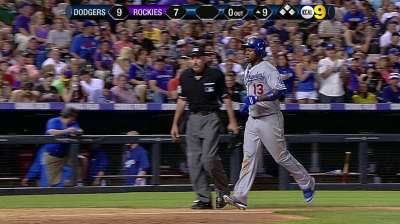 El bate de Hanley impulsó a Dodgers sobre Rockies