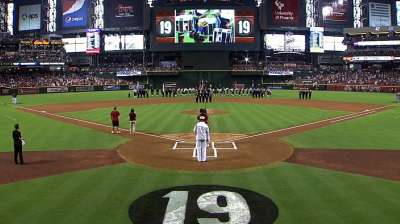 D-backs honor fallen firefighters before game