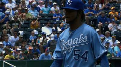 Santana to start Royals' post-break rotation