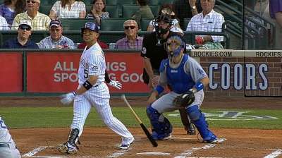 In franchise first, three Rox in NL starting lineup
