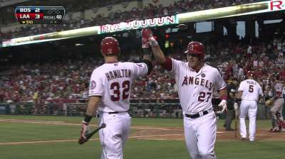 Scioscia against Trout taking part in Derby