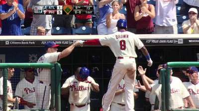 Brown OK with being passed over for Home Run Derby