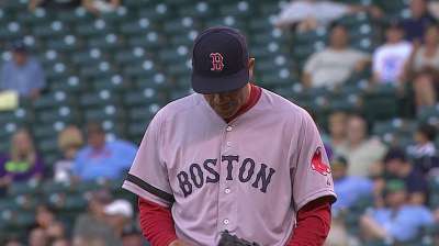 Red Sox outright Aceves to Triple-A Pawtucket