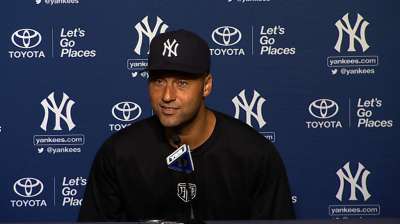 Jeter didn't feel hurried, expects to play Friday