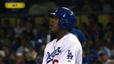 Crawford sits, Puig starts despite bruised hip