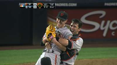 Making history never gets old for Giants