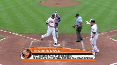 Davis' record-tying homer helps O's roll into break