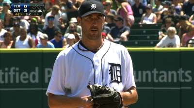 Verlander sparkles in flirting with no-hitter