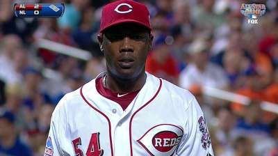 Votto, Phillips man right side of infield for NL in ASG