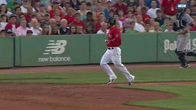 Victorino exits vs. Yanks with ailing hamstring