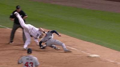 Freeman fine after collision with Dunn