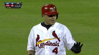 Molina to have MRI on sprained knee