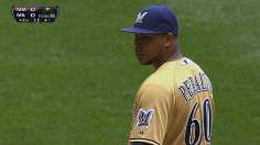 Walk-off in 13th backs Brewers' stellar pitching
