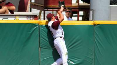 Outfield prospect Renfroe gets first promotion