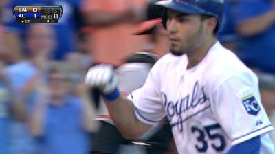 Hosmer thankful for Brett's influence in dugout