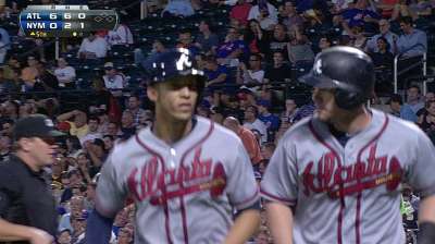 Poder de Bravos fue mucho para pitcheo de Mets