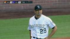 De La Rosa's six scoreless lead Rox over Fish