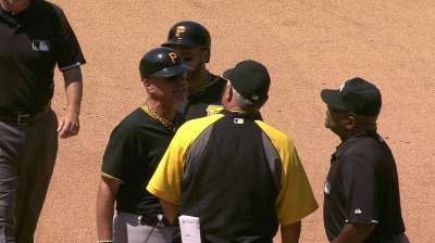 Hurdle ejected for fourth time this season