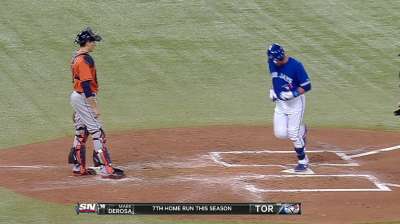 DeRosa reflects on career after 100th homer