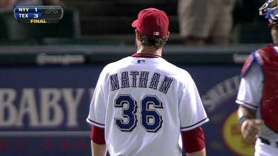 Rangers have discussed dealing closer Nathan