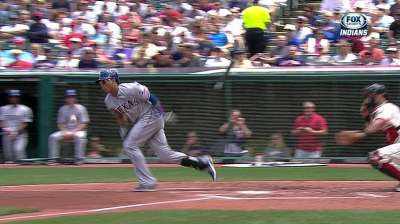 Indios blanquean a Rangers de la mano de Ubaldo
