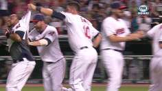 Santana walks off with another Tribe comeback