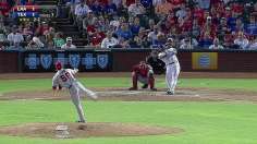 Rangers sweep with third straight walk-off homer