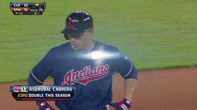 Francona sticking with Cabrera at cleanup