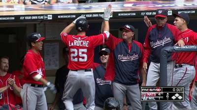 Originally out of lineup, LaRoche a late add
