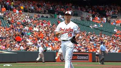 Chen's sharp outing spoiled by late home run