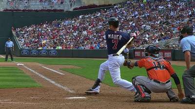 Mauer gets planned day off; Florimon returns
