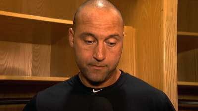 Jeter tests calf by taking part in baseball activities